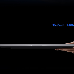 Dimensões e peso do Xiaomi Redmibook 16 Pro 2026: 15,9 mm e 1,88 kg na mão