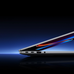 Chassis em alumínio monobloco do Xiaomi Redmibook 16 Pro 2026 em cinzento estrelado, 15,9 mm de espessura