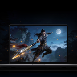 Logótipo Intel Core Ultra Series 3 destacado no portátil Xiaomi Redmibook 16 Pro 2026